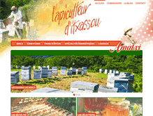 Tablet Screenshot of apiculteur-itxassou.com
